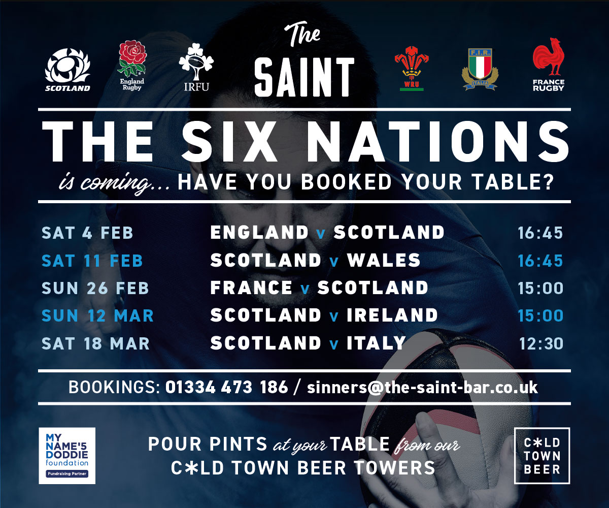 Where Can I Watch The Six Nations in St Andrews The Saint Bar